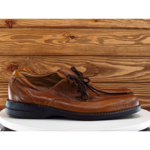 DOCKERS Sz 12 Derby Oxfords Brown Leather‎ Men Lace Up Medium (D, M) - Picture 5 of 11